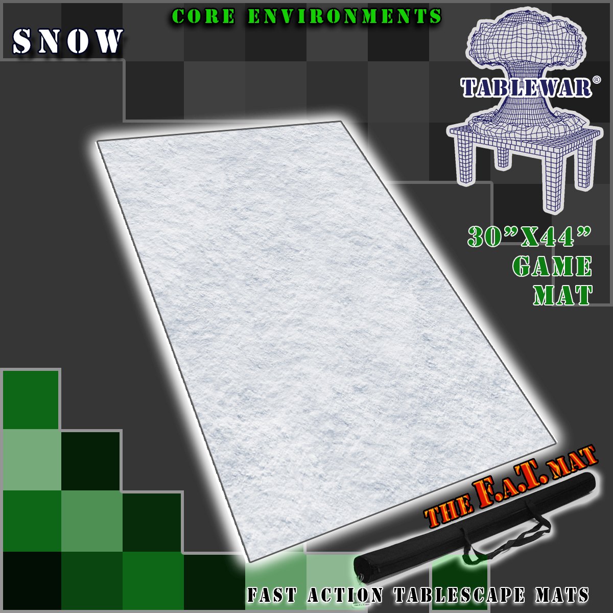 F.A.T. Mats: Core Environment: Snow (30" X 44") 