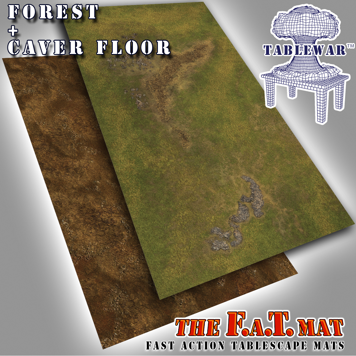 F.A.T. Mats: Forest + Cave Floor 6×3 
