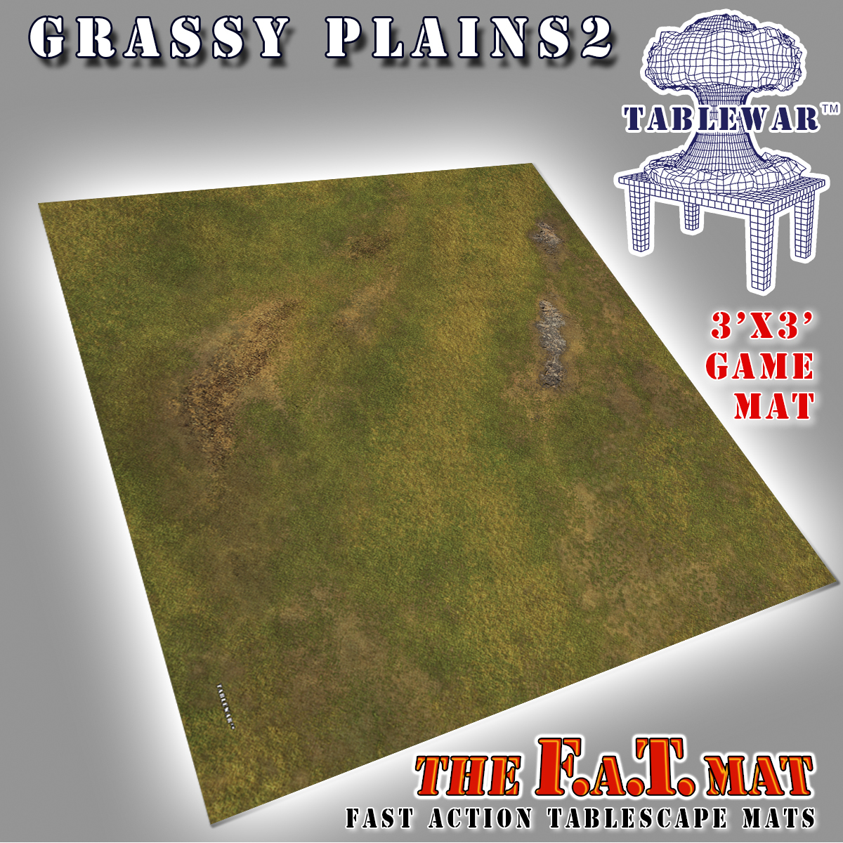 F.A.T. Mats: Grassy Plains 2 3×3 
