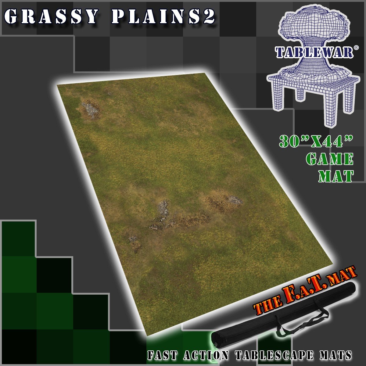 F.A.T. Mats: Grassy Plains 2 30"X44" 