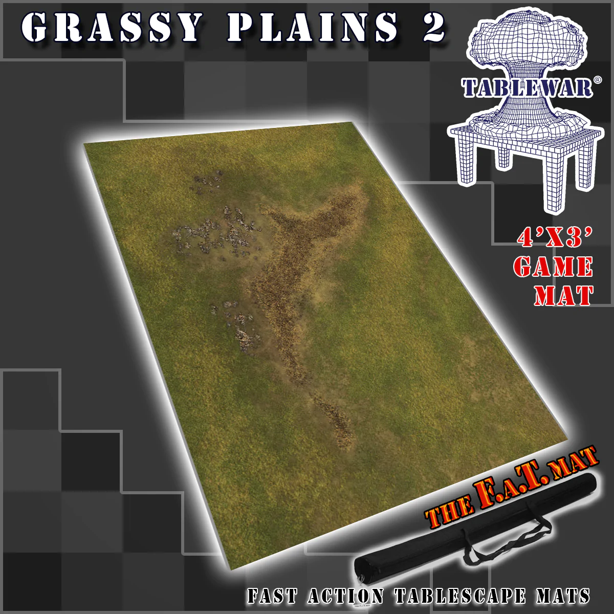 F.A.T. Mats: Grassy Plains 2 4X3 