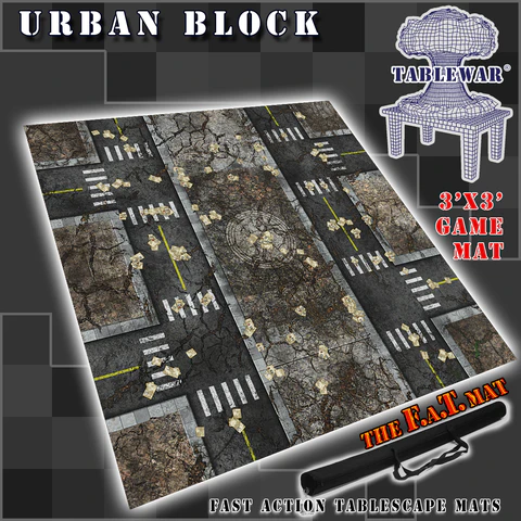 F.A.T. Mats: URBAN BLOCK 3X3 