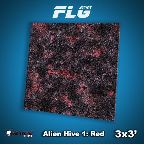 FLG Mats: Alien Hive- Red (3x3) 