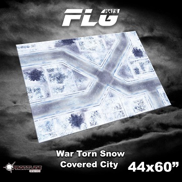 FLG Mats: War-torn Snow Covered City 1 (44"X60") 