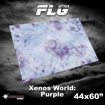 FLG Mats: Xenos World- Purple (44"X60") 
