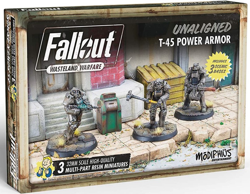 Fallout: Wasteland Warfare: Brotherhood Heavy Armor: Unaligned T-45 Power Armor 