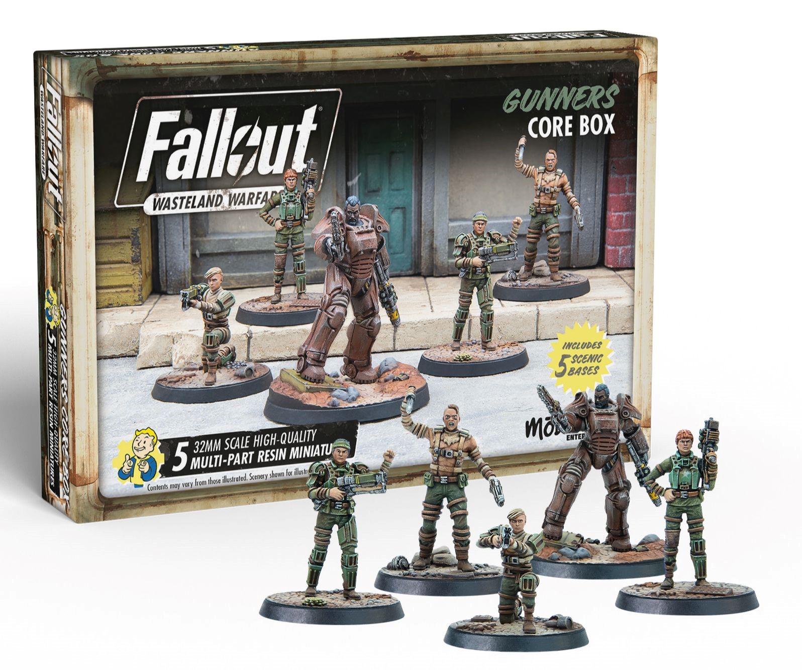 Fallout: Wasteland Warfare: Gunners Core Box 