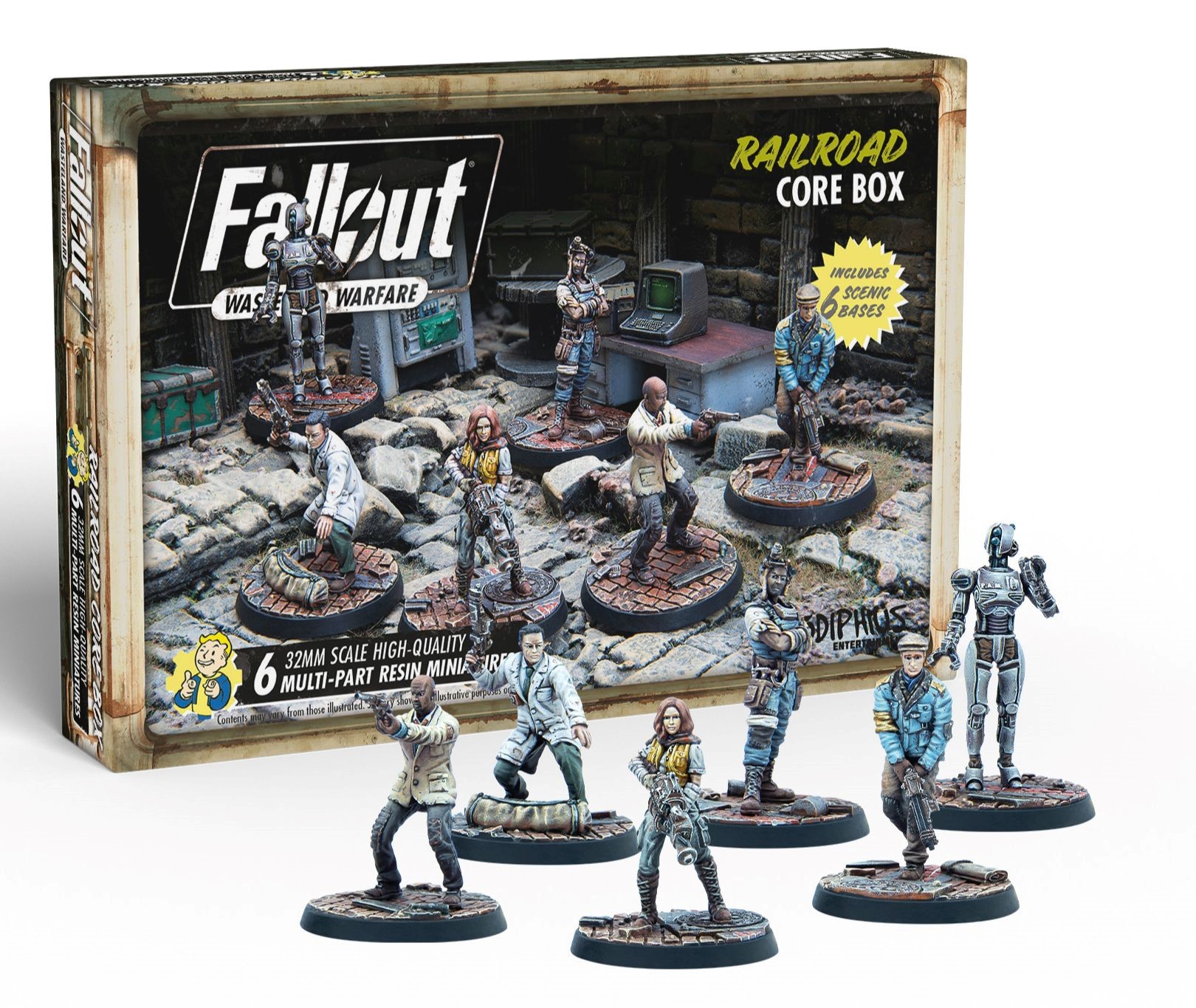 Fallout: Wasteland Warfare: Railroad Core Box 