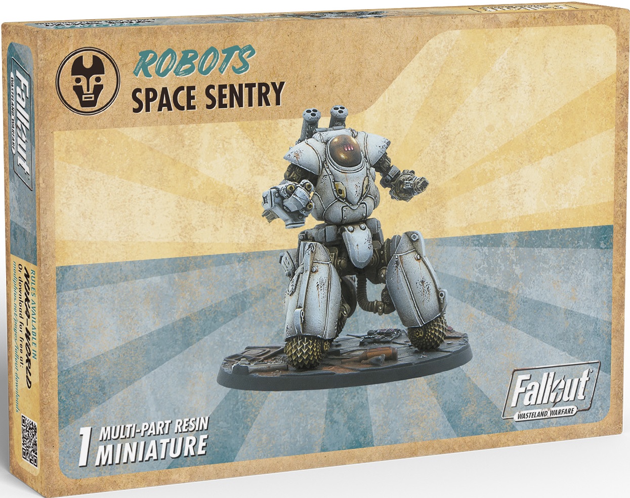 Fallout Wasteland Warfare: Robots Space Sentry 