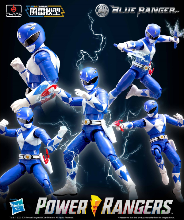 Flame Toys Furai Model: Power Rangers: Blue Ranger 