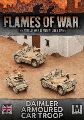 Flames of War: British: DAIMLER ARMOURED CAR TROOP 