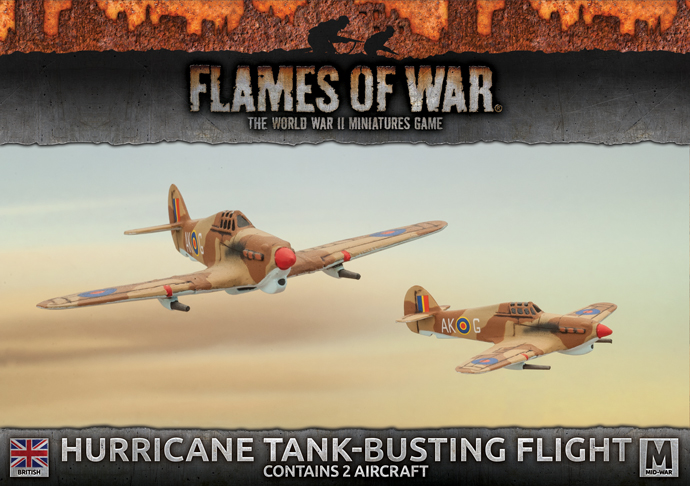 Flames of War: British: Hurricane Tank-Busting Flight 