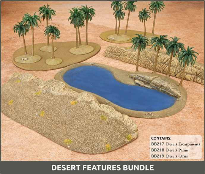 Flames of War: Desert Features Bundle 
