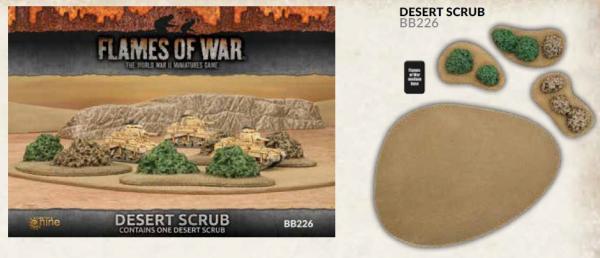 Flames of War: Desert Scrub 
