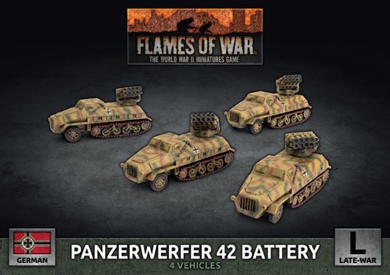 Flames of War: German: Panzerwerfer 42 Battery (x4) 