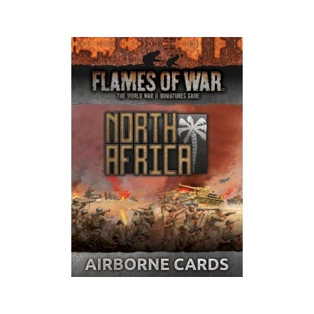 Flames of War: Mid War - North Africa Airborne Units & Command Cards 