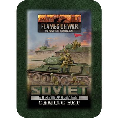Flames of War: Soviet Red Banner Gaming Set (x20 Tokens, x2 Objectives, x16 Dice) 