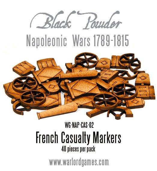 Black Powder Napoleonic Wars: French Casualty Markers 