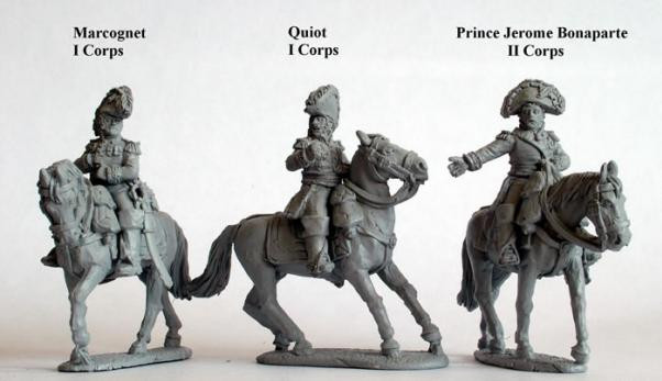 Perry: 28mm Napoleonic: French Mounted Generals of Division and Brigade 