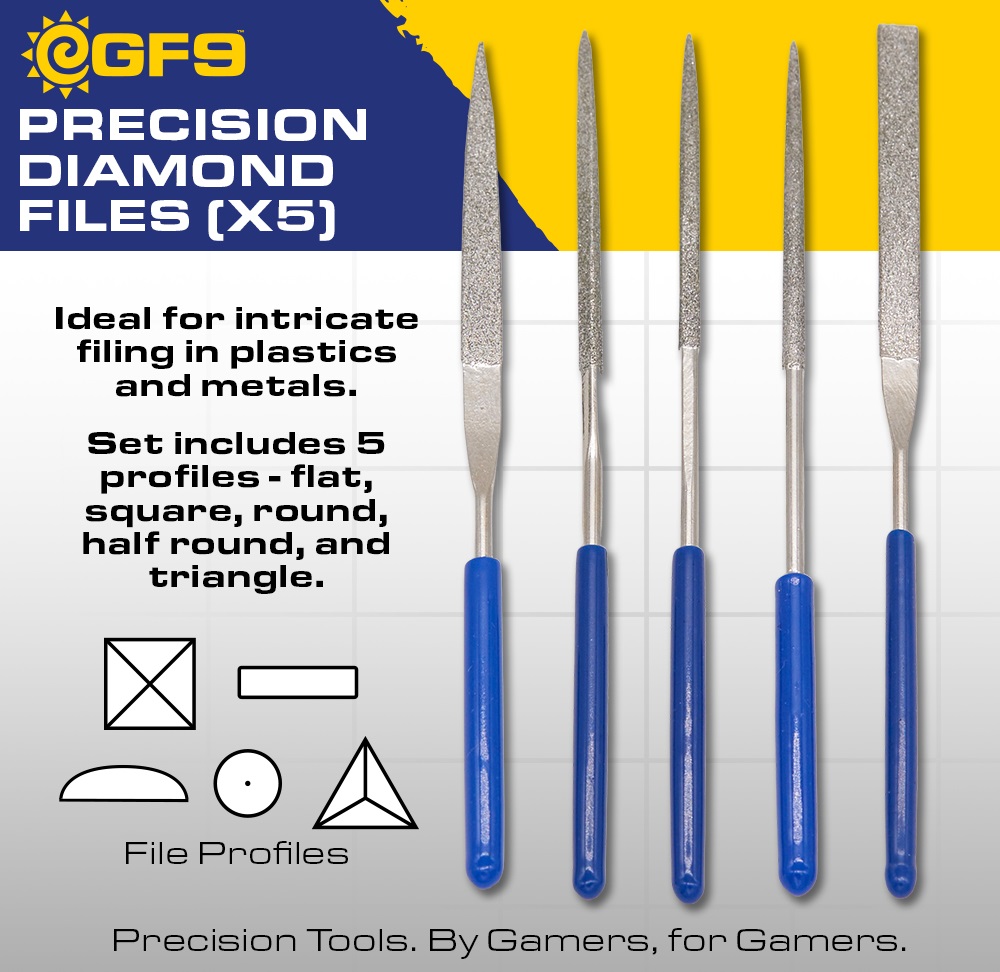 GF9: Precision Diamond Files 5CT  