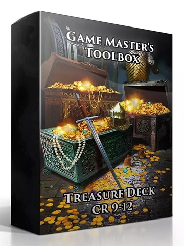Game Masters Toolbox: Treasure Deck CR 9-12 (5E D&D Compatible) 