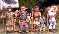 Gripping Beast 28mm Age Of Arthur: Early Saxons (4th, 5th, 6th centuries)- Early Saxon Characters (4) 