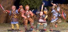 Gripping Beast 28mm Age Of Arthur: Early Saxons (4th, 5th, 6th centuries)- Early Saxon Heroes (4) 