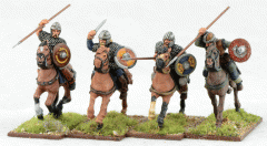 Gripping Beast 28mm Age Of Arthur: Early Saxons (4th, 5th, 6th centuries)- Mounted Gedriht (4) 