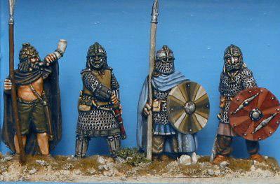 Gripping Beast 28mm Age Of Arthur: German Tribes- Armoured Command (4) 
