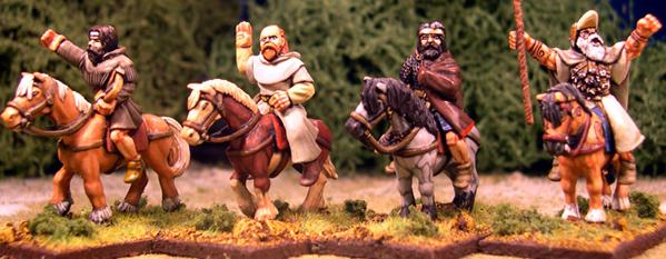 Gripping Beast 28mm Age Of Arthur: Pict- Mounted Pict Characters (4) 