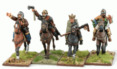 Gripping Beast 28mm Age Of Arthur: Duguth/Geoguth- Mounted Characters (4) 