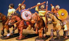 Gripping Beast 28mm Age Of Arthur: Mounted Combrogi (4) 