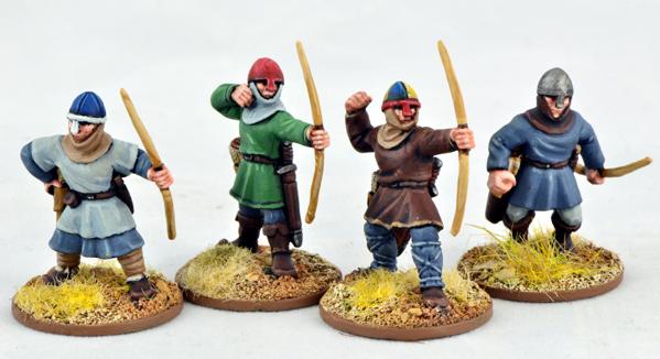 Gripping Beast 28mm Early Crusade: Archers (4) 