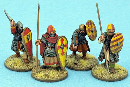 Gripping Beast 28mm Early Crusade: Dismounted Knights #1 (4) 