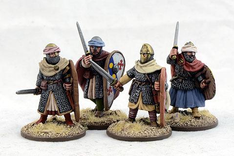 Gripping Beast 28mm Early Crusade: Dismounted Knights #2 (4) 