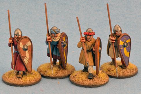 Gripping Beast 28mm Early Crusade: Dismounted Sergeants #1 (4) 