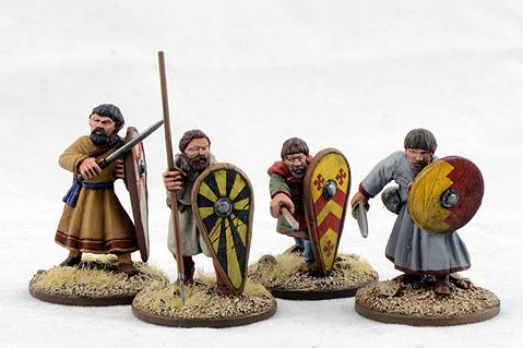 Gripping Beast 28mm Early Crusade: Dismounted Sergeants #2 (4) 