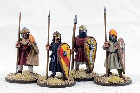 Gripping Beast 28mm Early Crusade: Dismounted Sergeants #3 (4) 
