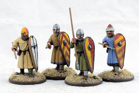Gripping Beast 28mm Early Crusade: Dismounted Sergeants #4 (4) 