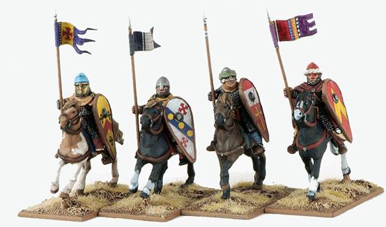 Gripping Beast 28mm Early Crusade: Mounted Knights #1 (4) 