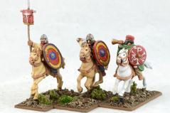 Gripping Beast 28mm Historical: Late Roman Cavalry Command #4 (3) 