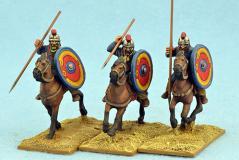 Gripping Beast 28mm Historical: Late Roman Unarmoured Cavalry (Crested Helmets) (3) 