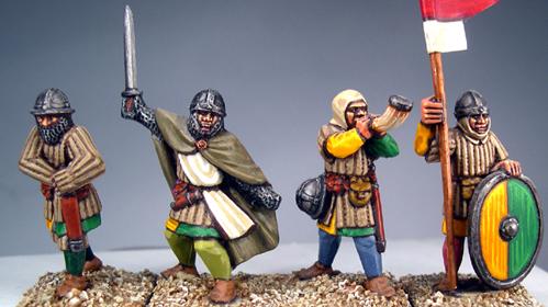 Gripping Beast 28mm Later Crusades: Frankish Foot Command (4) 