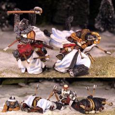 Gripping Beast 28mm Later Crusades: Mounted Teutonic Casualties (4) 