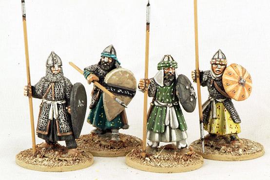 Gripping Beast 28mm Moors: Andalusian Spearmen (Armoured) (4) 