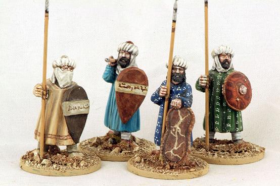 Gripping Beast 28mm Moors: Andalusian Spearmen (Standing) (4) 