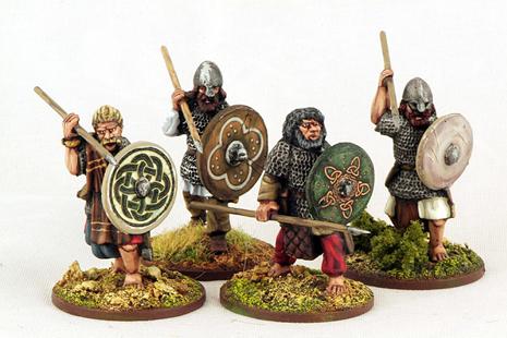 Gripping Beast 28mm Viking Age: Hiberno-Norse / Norse Gael- Norse Gael Hearthguards #1 (4) 