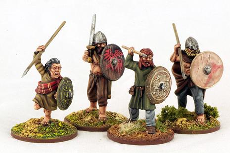 Gripping Beast 28mm Viking Age: Hiberno-Norse / Norse Gael- Norse Gael Warriors #3 (4) 
