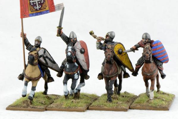 Gripping Beast 28mm Viking Age: Norman- Milites Command (4) 