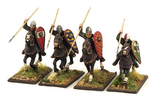 Gripping Beast 28mm Viking Age: Norman- Milites (Overarm) (4) 
